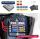 6-Way Marine Fuse Block,Waterproof 12V Fuse Block with LED Indicator, Automotive