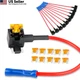 Nilight - 50038R 10 Pack 12V 10Pack Mini Fuse Holder, 10Pcs Low Profile 