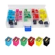 36PCS Jcase Car Fuse Assortment Kit, Vehicle Low Profile Box Shaped Cartridge...