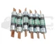 LOT OF 6 NEW BUSSMANN NON 100 ONE TIME FUSE 100A 250VAC