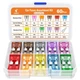 JOREST 60Pcs Standard Car Fuse Kit -Replacement Fuses Assortment Kit for Car/...