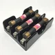 Bussmann 1B0032 Fuse Holder Block 3-Pole 30A 600V w/ 3x FRS-R-10 Time Delay 10A