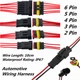 Waterproof Male/Female 2/3/4/5/6-Pin Way Seal Car Electrical Wire Connector Plug