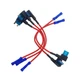 JABINCO 5 Pack 12V Car Add-a-Circuit Fuse TAP Adapter Mini ATM APM Blade Fuse...