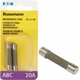 (5-2/pk)-Bussmann 20A ABC Ceramic Tube Electronic Fuse. Model: BP/ABC-20