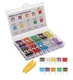Liamner 120 Pieces Mini Fuse Kit Car Fuse Assortment Kit Mini Blade Fuses Aut...