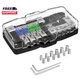 Fused Power Distribution Block Car Audio 4 Way Midi(Mini-Anl) Fuse Block 12V 0/4
