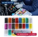 Car Fuses Assortment Kit, 306PCS Mixed Vehicle Blade Fuses Kit Indudes Standard