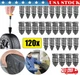 60/120x Tire Repair Rubber Nail, Rubber Screws Fast Tool Self-Service Universal