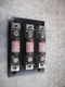 Marathon Fuse Holder w/ Fuses 6T100A3B 100A 600V w/ (3) 70A Fuses Used