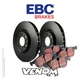 EBC Front Brake Kit Discs & Pads for Audi S3 8L 1.8 Turbo 210 99-2003
