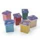 Flygun 6 PCS 58V Mini Block Fuse car Square Low Profile Box Multicolored 