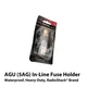 Waterproof Heavy-Duty In-Line Fuse Holder, RadioShack&reg; Brand 270-701, AGU (5AG)