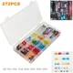 272PCS Car Blade Fuses Assortment 2A-35A Standard & Mini for RV SUV Boat Truck