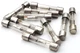 Lot of 10 Bussmann MDL15 32V 15 Amp Slow Blow 1/4" x 1-1/4" Glass Fuses Vintage