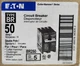 EATON CUTLER HAMMER BR250 2 Pole 50 AMP Type BR Circuit Breaker