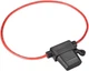 In-line 18AWG Waterproof Fuse Holder Black for ATC/ATO