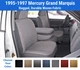 Duramax Tweed Seat Covers for 1995-1997 Mercury Grand Marquis