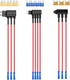 Nilight - 50040R 12V Car Add-A-Circuit Fuse Adapter with Standard and Mini TAP P