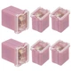 ALLECIN 30A Square Auto Fuses 30 AMP Low Profile Box Shaped Automotive pink 