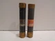 (LOT OF 2) COOPER BUSSMANN FUSETRON FRS-R-40 FUSE TIME-DELAY 40A 600V CLASS RK5