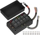 DaierTek Relay Box 12V 10 Way Block and 10 ATC/ATO R10F10 Prewired 