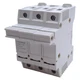 Siemens 3NW7 030 Fuse Holder, 3-Pole, 10x38 Fuse Size, 690VAC 32A Max, DIN Rail