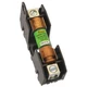 BUSSMANN RM25030-3SR Fuse Block,0 to 30A,R,3 Pole PK 4