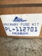 ACME Industrial Control Transformer Primary Fuse Kit PL-112701 New!!