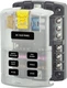 BLUE SEA FUSE BLOCK STBLADE 6CIRC W/GND/CVR- 5025-BSS
