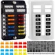 Fuse Block, 12v Fuse Box Holder with Led Indicator Waterproof Cover, Cyrico 12 C