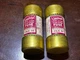 Lot of 2 Bussmann JKS-60 LIMITRON FAST-ACTING FUSE 60A 600VAC MADE IN USA&nbsp; &nbsp;