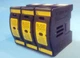 Buss 3 Bank Fuse Holder And Fuses JTN60030 JT60030 W/ LPJ-20SP Low Peak Fuses