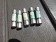 Lot of 5 Bussmann Fusetron FNM- 1/2 Amp Fuses, Dual Element, Up to 250V Useage
