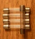 AGC 1/8A 250V Type 3AG Fast Acting 125mA SINGLE Glass Fuse - Bussmann