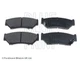 Blue Print ADK84219 Front Brake Pad Set Fits Suzuki Grand Vitara Jimny Cabrio