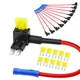 Nilight 10 Pack Micro 2 Fuse TAP 12V 10 Holder, 10Pcs Micro2 