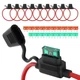 DaierTek 12 AWG Inline Fuse Holder 12V, ATO/ATC in Line 12 Normal 
