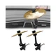 2PCS Car Cymbal Air Vent, Clip-On Mini Vehicle Dashboard Drum Crash Cymbal, F...