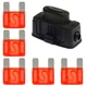 Install Bay MAXIHDH Heavy Duty Maxi Fuse Holder with 5 Pieces 50 Amp MAXI Fuses