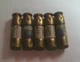 Bussmann Fusetron FRN-R-8 Class RK5 Dual Element Fuses 250vac 8 Amp Qty 5 NOS