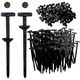 120PCS Nylon Universal Cable Tie Buckle, Heavy Duty Zip T Number of Items: 120