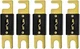 5 X 300A Plated ANL Fuse Auto Stud Fuses 100A AMP Gold Blade Car Audio Stereo Am