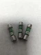 COOPER BUSSMANN,FNM-1,FUSETRON 1 AMP FUSE LOT OF 3 PRE-OWNED