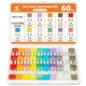 JOREST 60Pcs Micro Assorement Fuses Kit -Micro2 Fuse kit, Silver, Gray, Black 