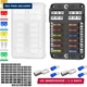 DaierTek 12 Way Fuse Block, 12 Volt Blade Fuse Block with LED Indicator 12 Circu