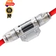 InstallGear 0/2/4 Gauge AWG in-Line ANL Fuse Holder with 150 Amp 150A, black 