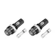 uxcell Screw Cap Panel Mounted Fuse Holder AC 125V/15A 6 x 30mm, Black