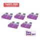 Allstar ALL76362, Set of 5 Purple Plastic Atc/Ato Fuse 3 Amp 5Pk Performance Par