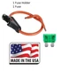 (1) 12 GAUGE ATC FUSE HOLDER IN-LINE WITH (1) 30 AMP FUSE Made in USA 